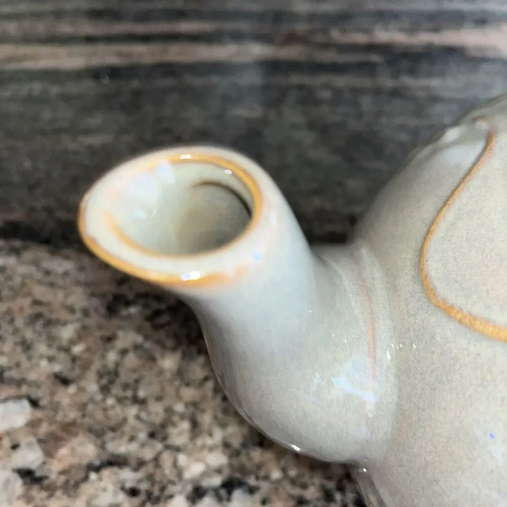 Dolgencorp Grape Vine Stoneware Tea Pot Pottery Raised Fruit Designed - Picture 4 of 5